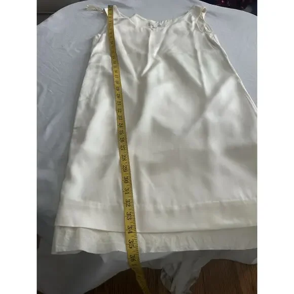 COS Lightweight Sleeveless Sheath Dress Womens Size 6 Ivory Classic Career - Picture 6 of 6